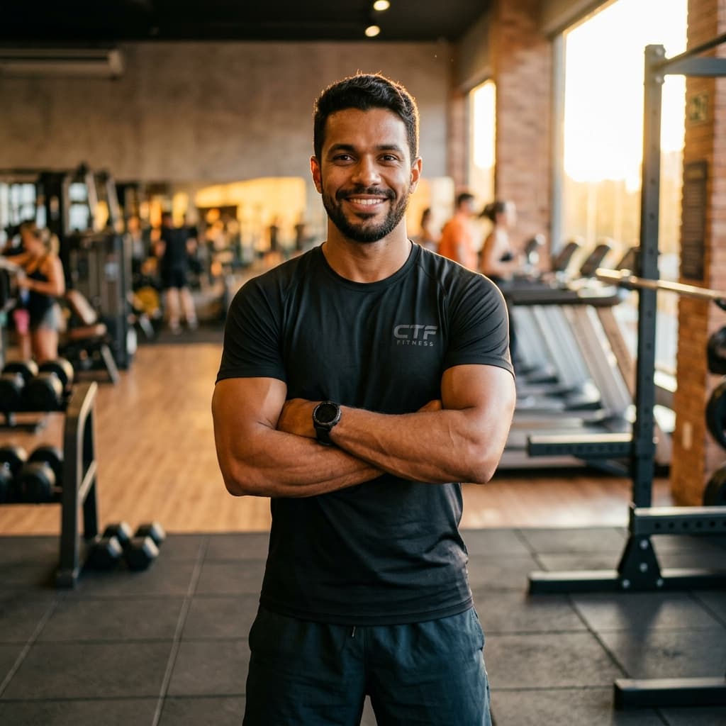 Foto fitness profissional